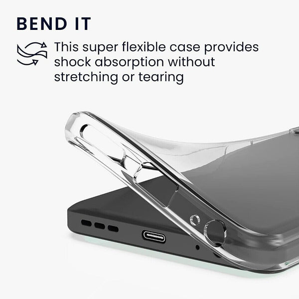 Ultra Thin Case For Motorola Moto E13 Slim Silicon Shockproof Rubber Clear Cover