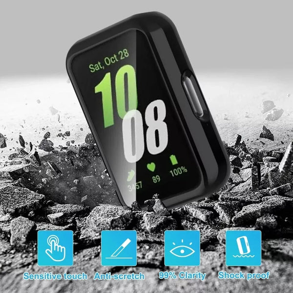 For Samsung Galaxy Fit 3 SM-R390 Full Screen Protector TPU Case Cover UK