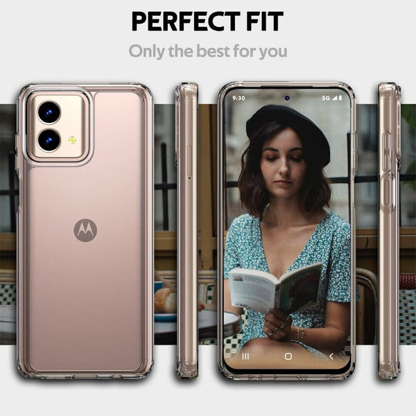 Ultra Thin Case For Motorola Moto E13 Slim Silicon Shockproof Rubber Clear Cover