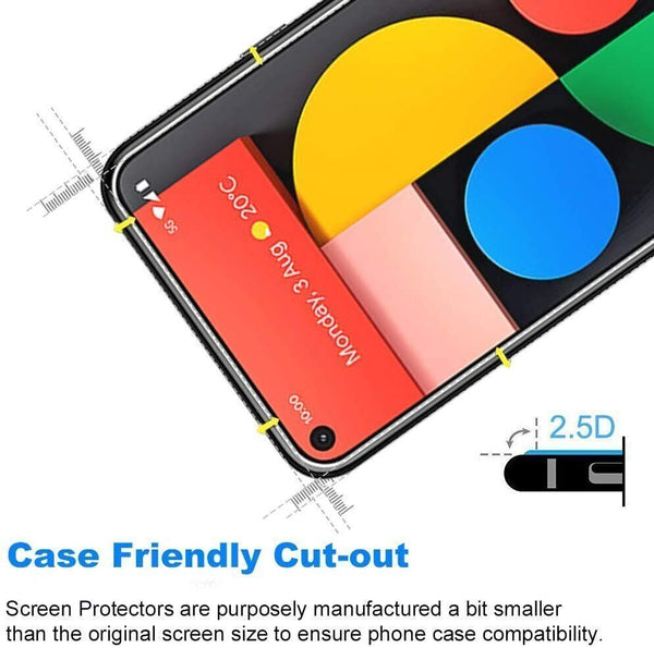 2X Premium Tempered Glass For Google Pixel 4 4A Screen Protector