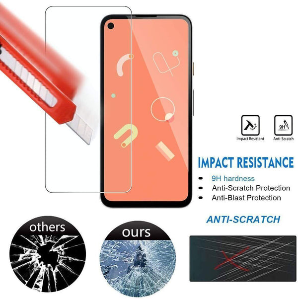 2X Premium Tempered Glass For Google Pixel 4 4A Screen Protector
