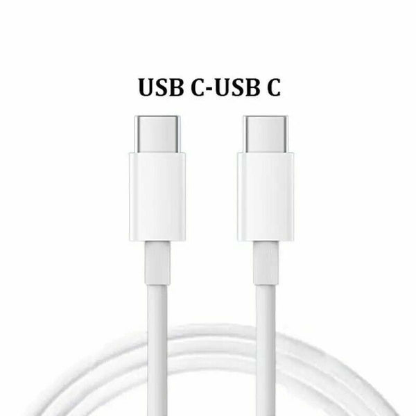 USB C To USB C Fast Charger PD 60W Dual Type C Charging Data Sync Cable 1M , 2M