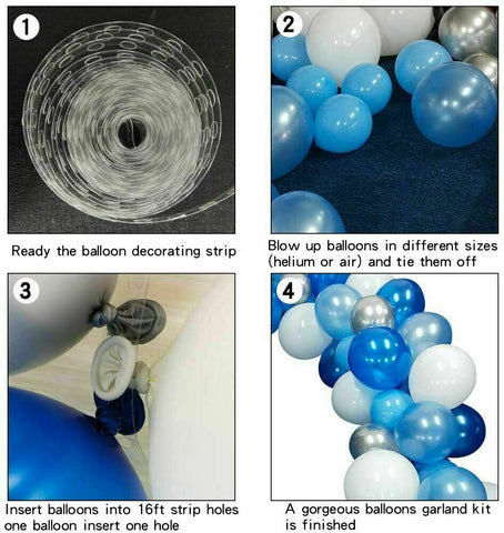 102 BALLOONS ARCH KIT Garland Birthday Wedding Party Baby Shower Decor  UK