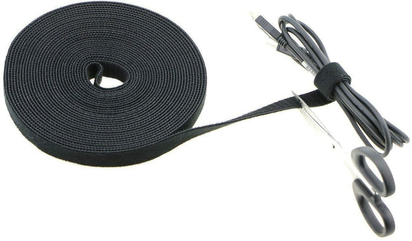1M 3M 5M Cable Cord Nylon Strap Hook Loop Ties Tidy Reusable Wire Organizer