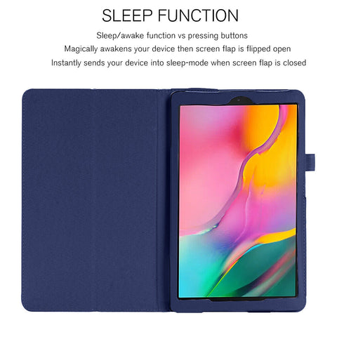 For Galaxy Tab A8 10.5'' SM X200 X205 X207 Leather Case Smart Flip Stand Cover