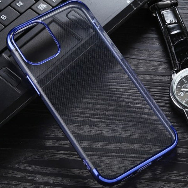 For iPhone 12 Pro Case Shockproof Silicone TPU Soft Plating Bumper Cover UK