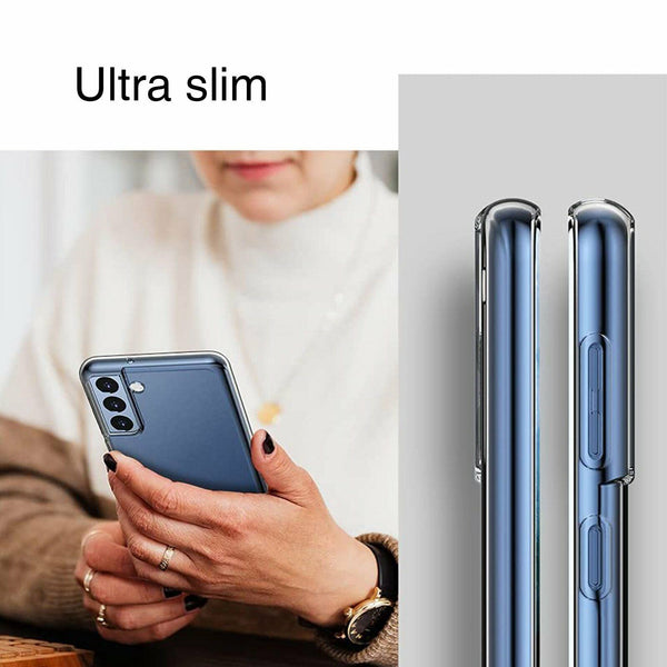 For Samsung Galaxy S22 / S22+ Plus / S22 Ultra Case | Silicone Soft Clear Cover