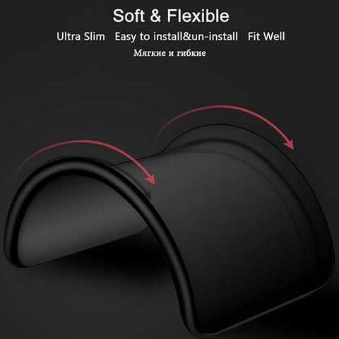 Matte Case For OnePlus 9R Shockproof Soft Ultra Slim Back TPU Black Phone Cover