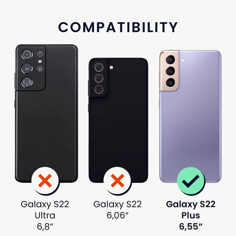 For Samsung Galaxy S22 Plus Shockproof Case Matte TPU Ultra Thin Soft Cover