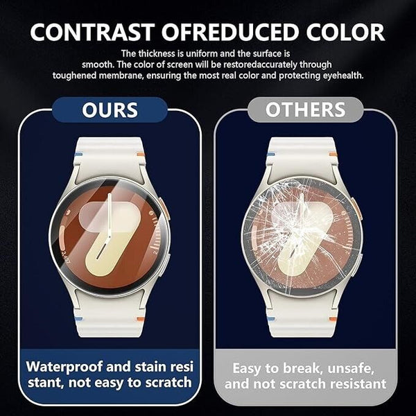 2x Tempered Glass Screen Protector For Samsung Galaxy Watch 7 40mm / 44mm