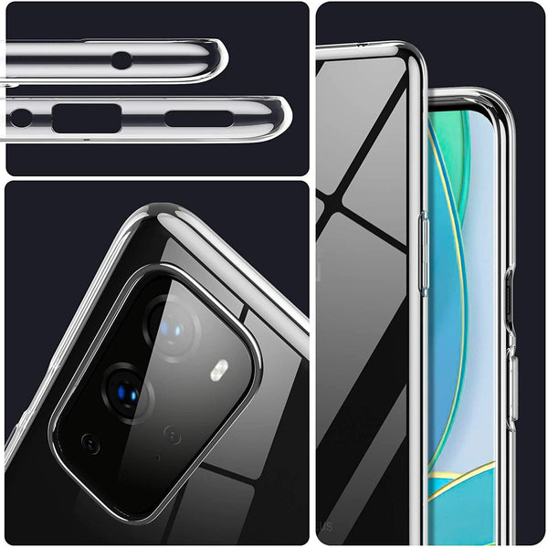 Ultra Slim Case For OnePlus 9, 9 Pro Transparent Soft TPU Gel Clear Back Cover