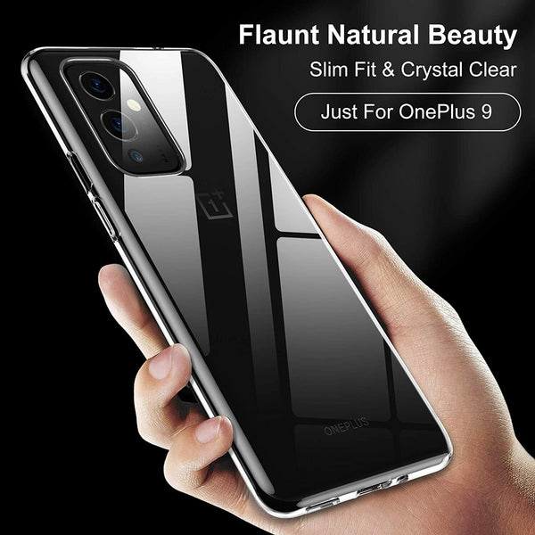 Ultra Slim Case For OnePlus 9, 9 Pro Transparent Soft TPU Gel Clear Back Cover
