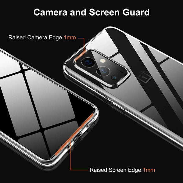 Ultra Slim Case For OnePlus 9, 9 Pro Transparent Soft TPU Gel Clear Back Cover