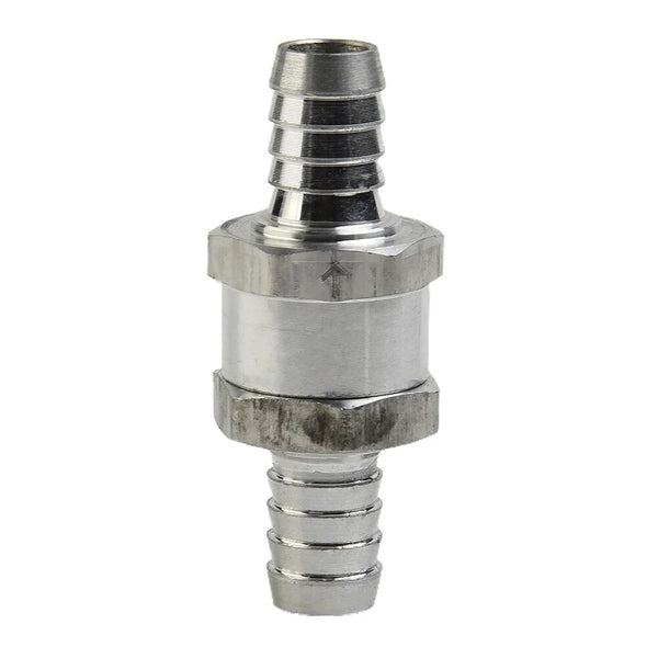 6 8 10 12mm Aluminum One-way Non-return Check Valve Fuel Water Gas Air Vacuum-UK