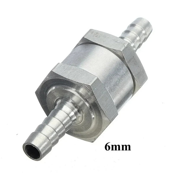 6 8 10 12mm Aluminum One-way Non-return Check Valve Fuel Water Gas Air Vacuum-UK