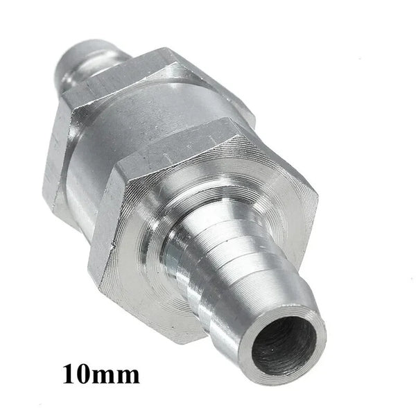 6 8 10 12mm Aluminum One-way Non-return Check Valve Fuel Water Gas Air Vacuum-UK