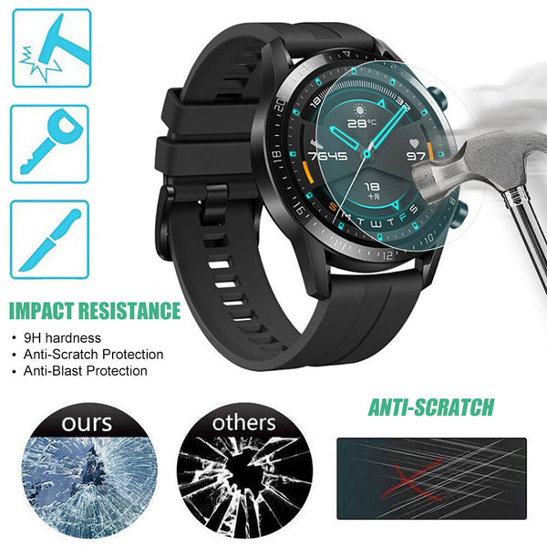 2X Gorilla Tempered Glass Screen Protector For Huawei Watch GT2 E Cover UK