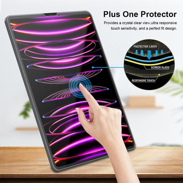 For Apple iPad Pro 11 4th Gen 2022 Genuine Tempered Glass Screen Protector Cover