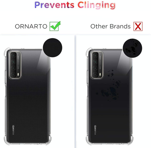 For Huawei P Smart 2021 Nova 5T Slim Soft TPU Gel Clear Back Case Skin Cover UK