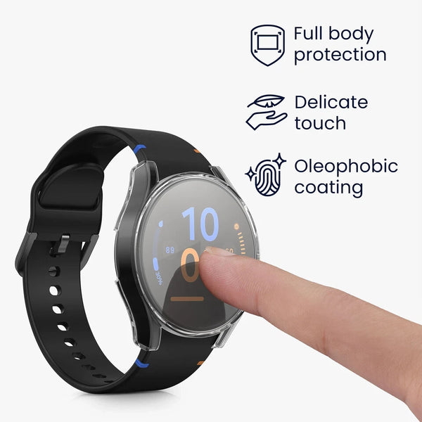 Case For Samsung Galaxy Watch FE 40mm TPU Silicone Screen Protector Cover