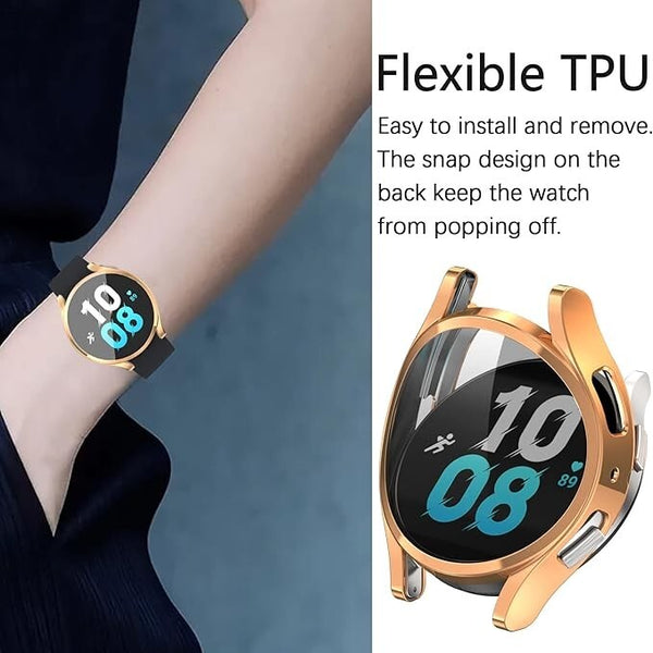 Case For Samsung Galaxy Watch FE 40mm TPU Silicone Screen Protector Cover