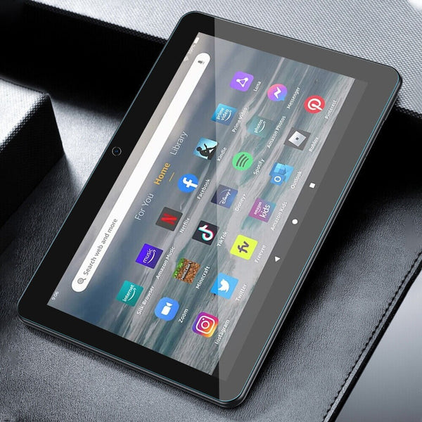For New Amazon Fire 7 12th Gen 2022 Tempered Glass Screen Protector Cover