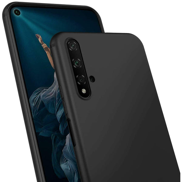 For Huawei Nova 5t Case Shockproof Silicone TPU Soft Liquid Matte Back Cover