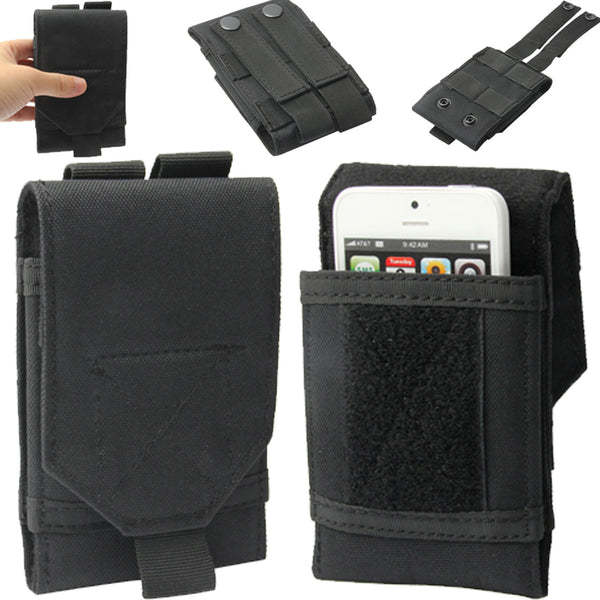Universal Army Camo Bag For Apple Mobile Phone Belt Loop Hook Cover Case Pouch