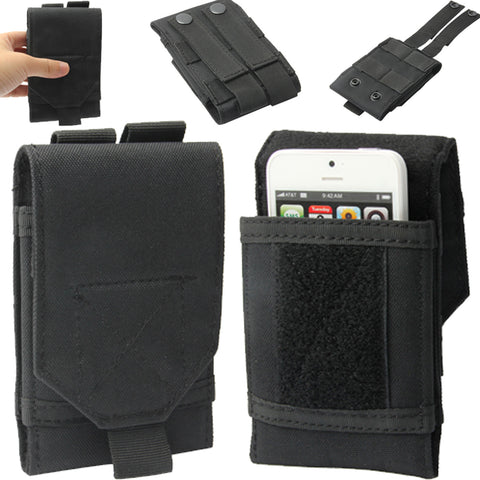 Universal Army Camo Bag For Apple Mobile Phone Belt Loop Hook Cover Case Pouch