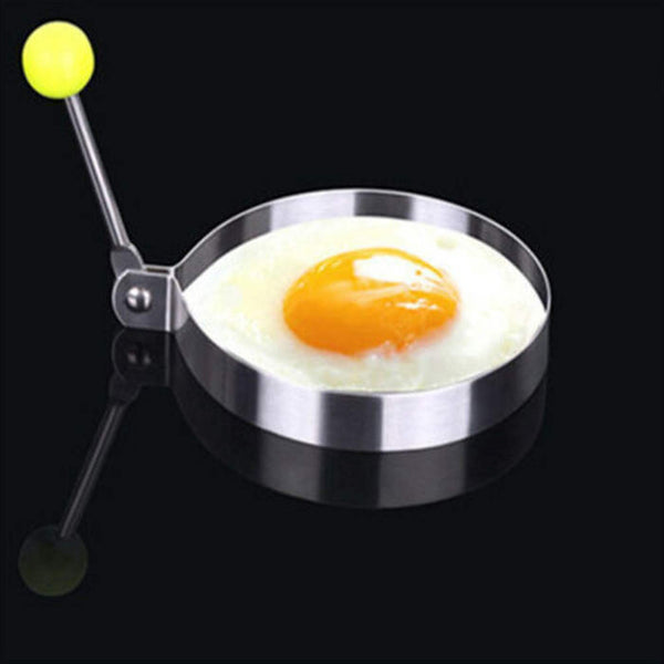 Stainless Steel Frying Pan Fried Egg Pancake Baking Shaper Cooking Ring Mold UK