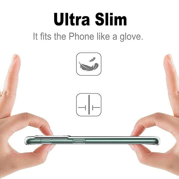 Clear Case For OnePlus 10T Ultra Slim Transparent TPU Back Skin Phone Cover