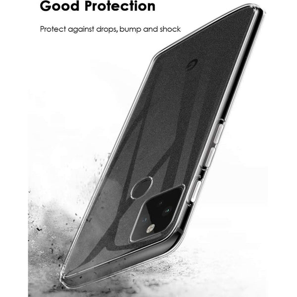 For Google Pixel 4A Case Shockproof Soft Silicone Thin TPU Protective Cover
