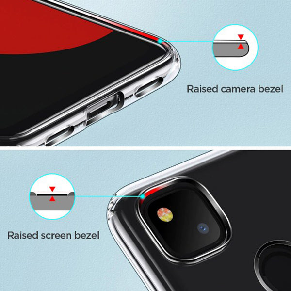 For Google Pixel 4A Case Shockproof Soft Silicone Thin TPU Protective Cover