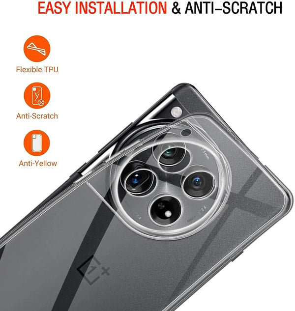 Ultra Slim Case For OnePlus 11 Transparent TPU Clear Back Skin Phone Cover