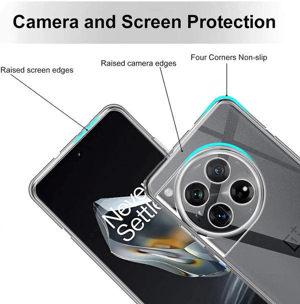 Ultra Slim Case For OnePlus 11 Transparent TPU Clear Back Skin Phone Cover