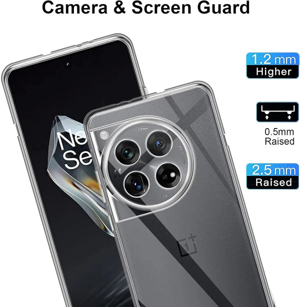 Ultra Slim Case For OnePlus 11 Transparent TPU Clear Back Skin Phone Cover