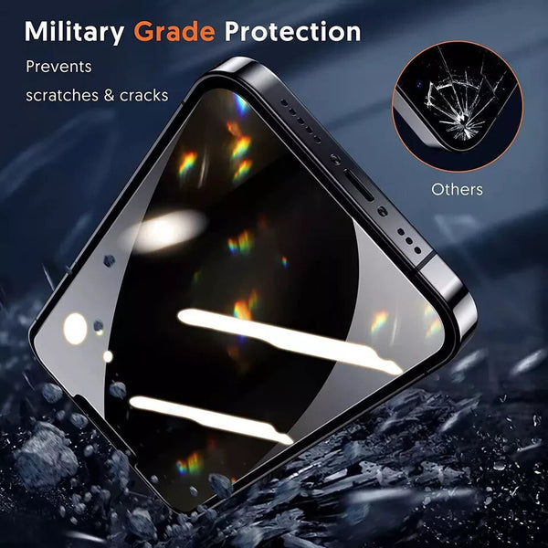 Privacy Anti-Spy Tempered Glass For iPhone  12 Pro Max Screen Protector UK