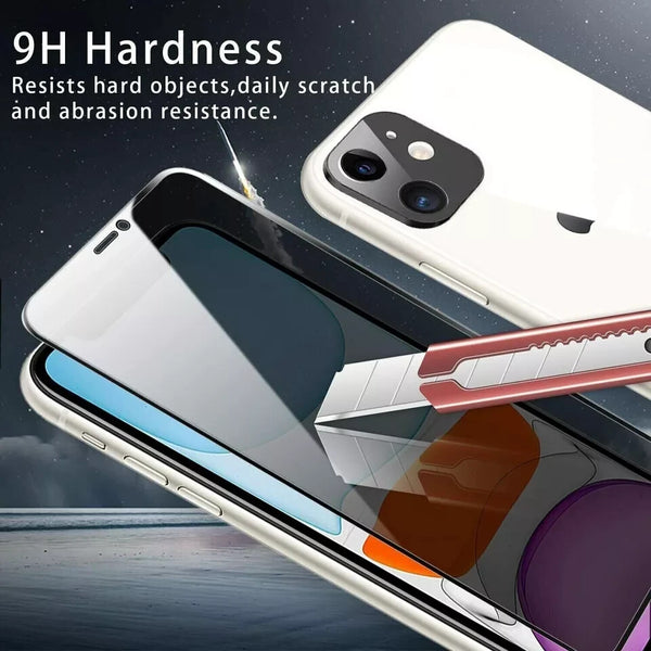 Privacy Anti-Spy Tempered Glass For iPhone  12 Pro Max Screen Protector UK
