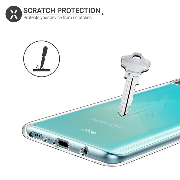 For Galaxy A21s (2020) Case Shockproof Soft Silicone Thin TPU Protective Cover