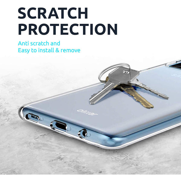 For Galaxy A21s (2020) Case Shockproof Soft Silicone Thin TPU Protective Cover