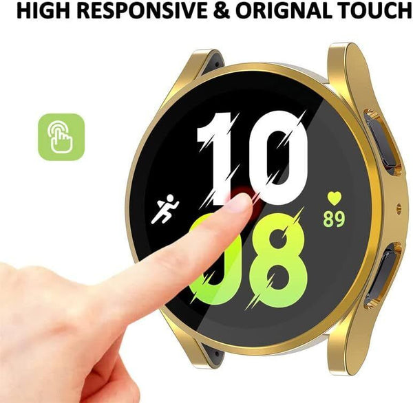 For Samsung Galaxy Watch 6 40mm 44mm TPU Silicone Screen Protector Case Cover-UK