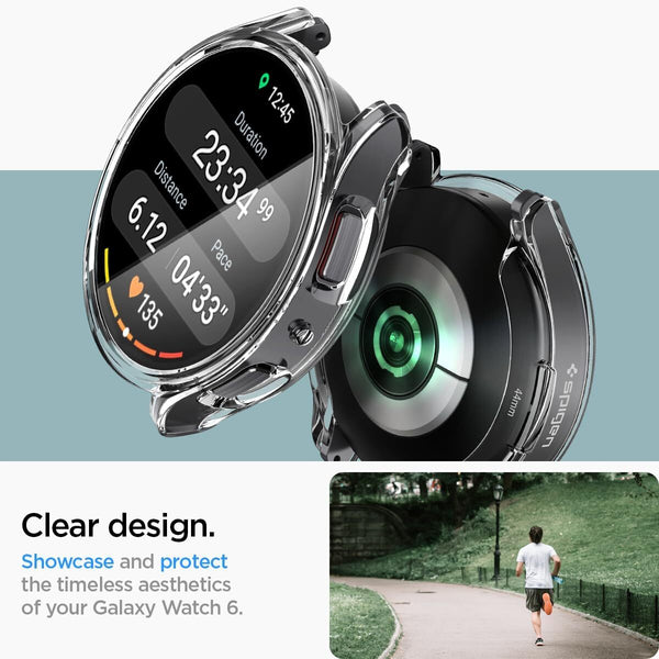 For Samsung Galaxy Watch 6 40mm 44mm TPU Silicone Screen Protector Case Cover-UK
