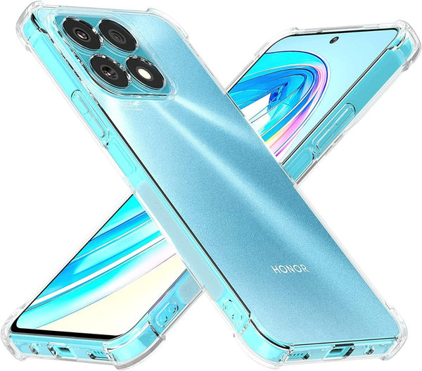 For Honor X7B X8A Silicon Shockproof Clear Bumper Thick Case Slim Back Gel Cover