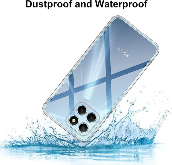 Clear Case For Honor X8A Thin Shockproof Soft TPU Gel Silicone Slim Back Cover