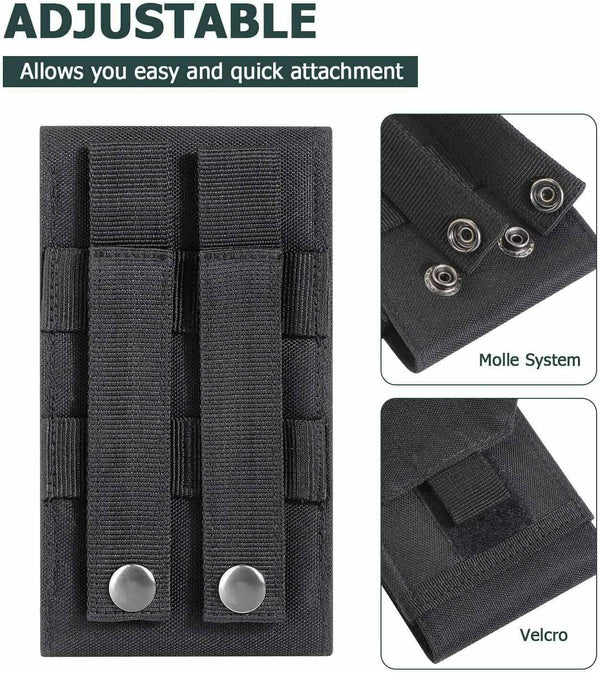 For  iPhone 16 15 14 13 12 11 Pouch Bag Holder Belt Outdoor Army Tactical Cover