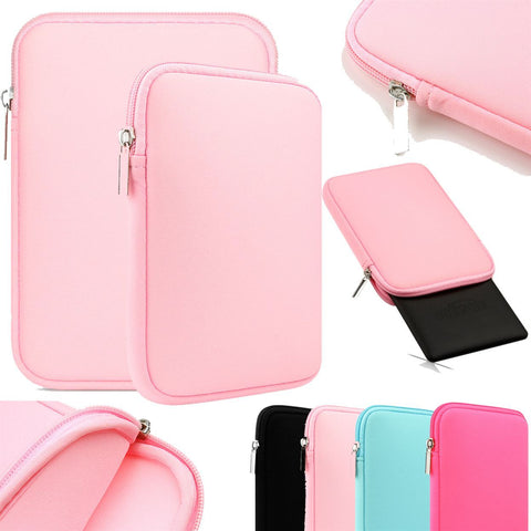 6" Universal Neoprene Netbook Tablet Sleeve Zip Bag Case Pouch Smart Cover UK