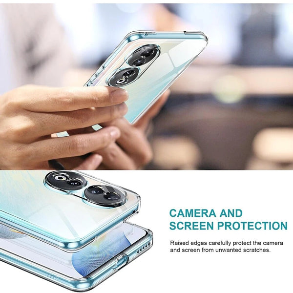 For Honor X7B Clear Case Shockproof Soft TPU Transparent Gel Silicone Slim Cover