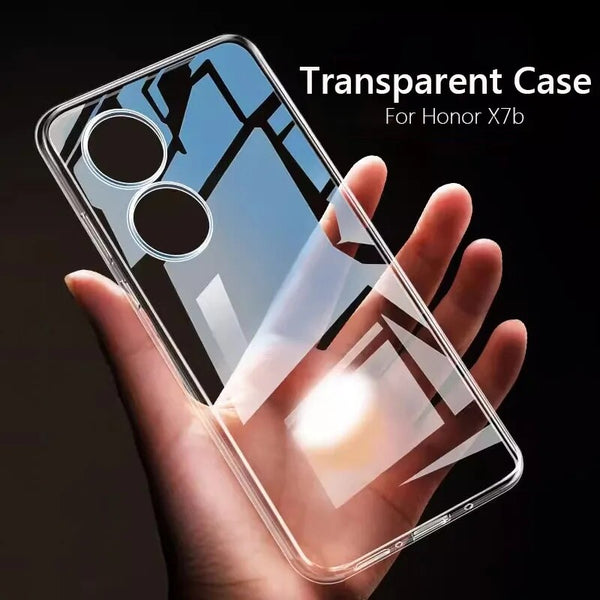 For Honor X7B Clear Case Shockproof Soft TPU Transparent Gel Silicone Slim Cover