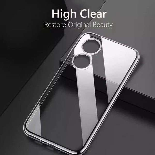 For Honor X7B Clear Case Shockproof Soft TPU Transparent Gel Silicone Slim Cover