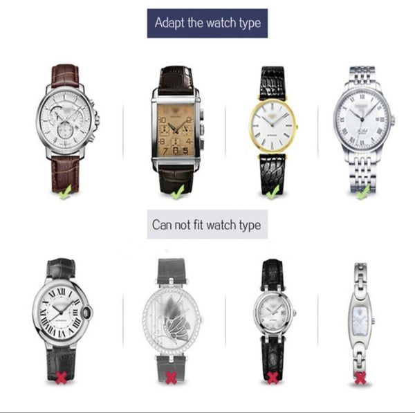 Universal Genuine Leather Watch Band Watch Strap 12 14 16 18 20 22 24mm